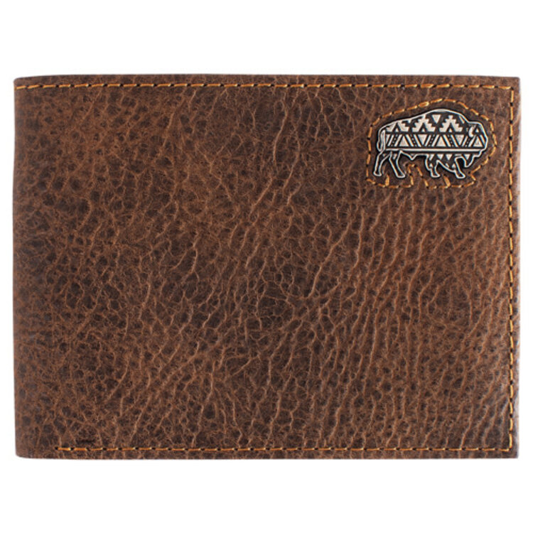 Red Dirt Hat Co Bifold Wallet W/ Bison Concho