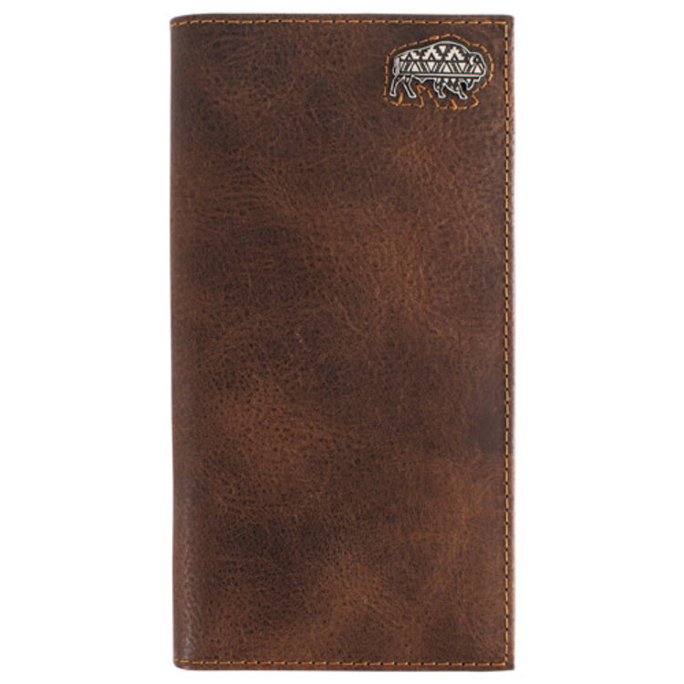 Red Dirt Hat Co Rodeo Wallet W/ Bison Concho