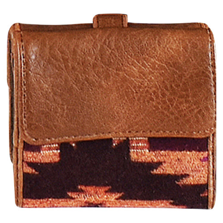 Justin Small Wallet Purple Aztec Blanket