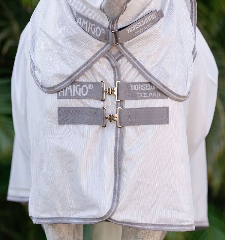 Horseware Amigo Integrated Fly Sheet Silver Titanium Grey