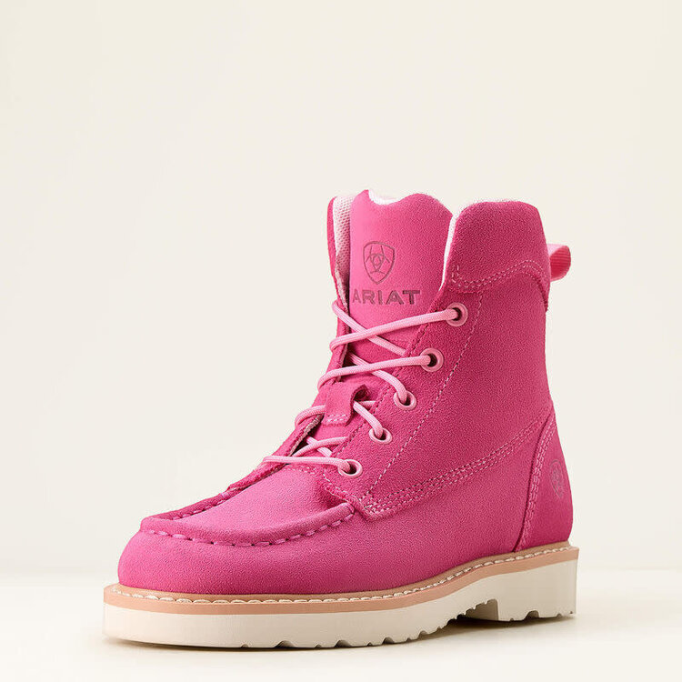 Ariat Youth Lift Lacer Haute Pink Suede