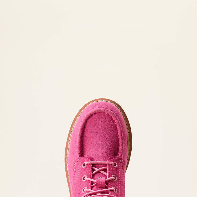 Ariat Youth Lift Lacer Haute Pink Suede