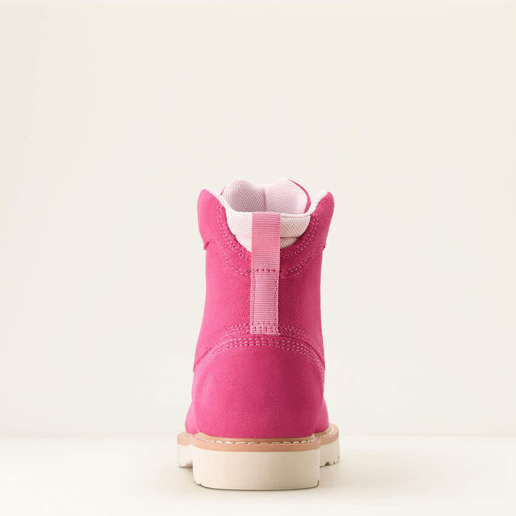 Ariat Youth Lift Lacer Haute Pink Suede