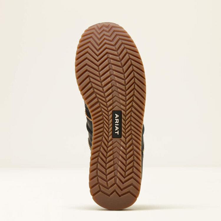 Ariat Ranch Runner Black Luxe Caviar Croc