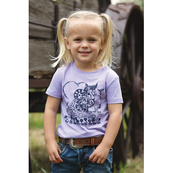 Cruel Denim Toddler Vintage Cowgirl Tee Lilac