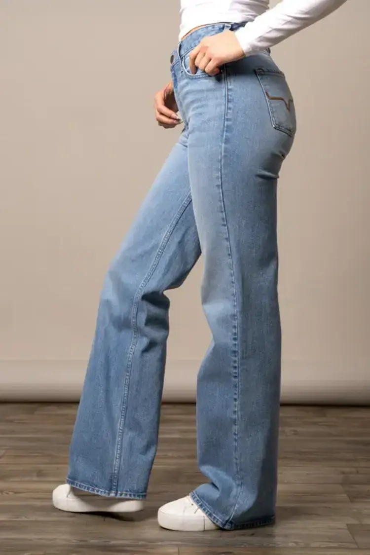 Kimes Ranch Zoey High Rise Stovepipe Wide Leg