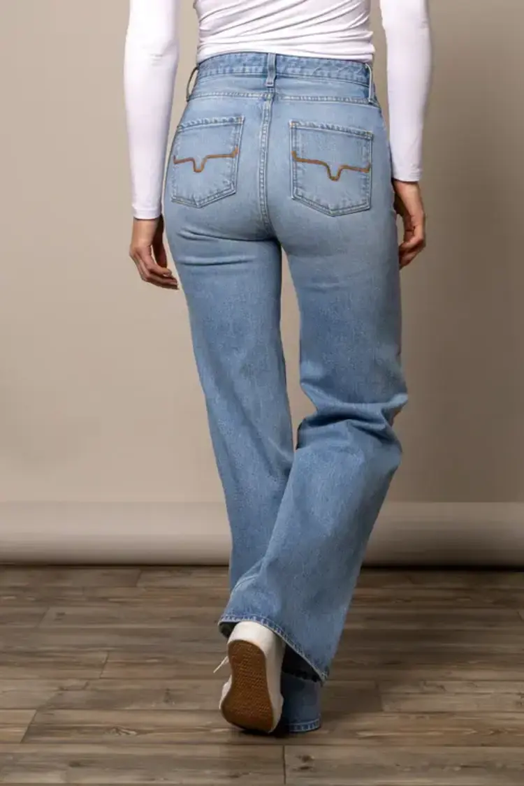 Kimes Ranch Zoey High Rise Stovepipe Wide Leg