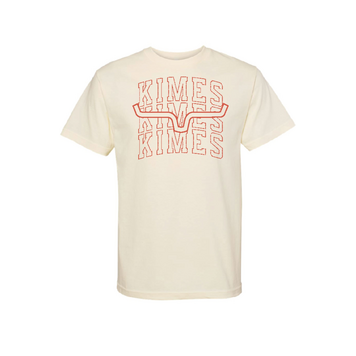 Kimes Ranch Heavy Branded Tee Cream