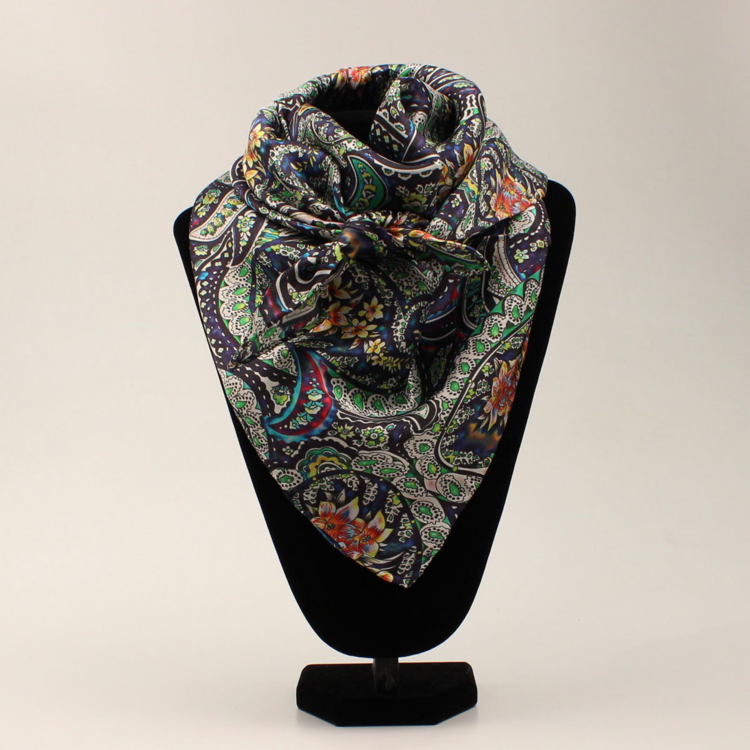 M&F Western Products Bright Scroll Floral Wild Rag | 33"