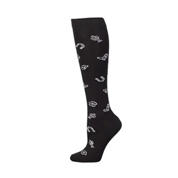 Boot Doctor Horseshoe Cactus Over The Calf Socks