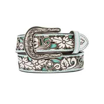 Ariat Youth Floral Filigree Turquoise White