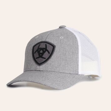 Ariat Youth Semi Curved Logo Cap Grey