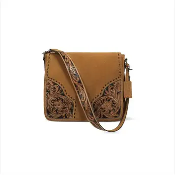 Ariat Sierra Roughout Shoulder Bag Tan