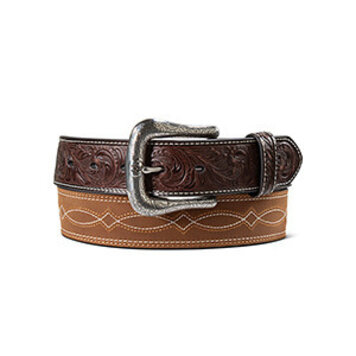 Ariat Boot Stitch Roughout Tooled Brown