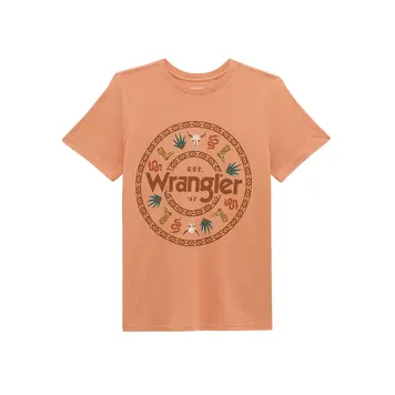 Wrangler Wild West Muted Clay Tee