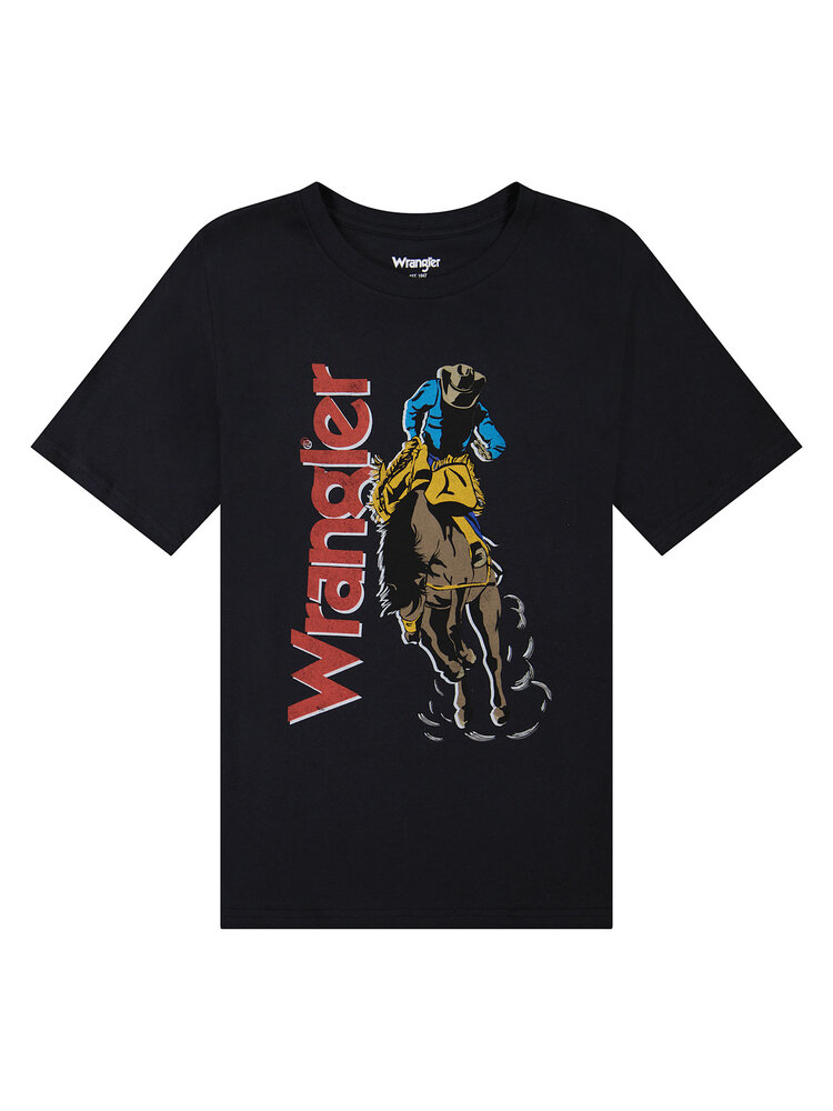 Wrangler Youth Bronk Champion Tee Black