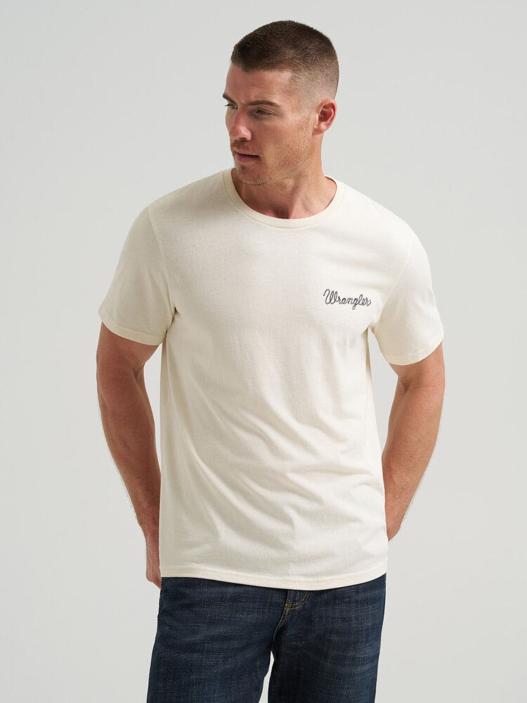 Wrangler Rotunda Antique Logo White