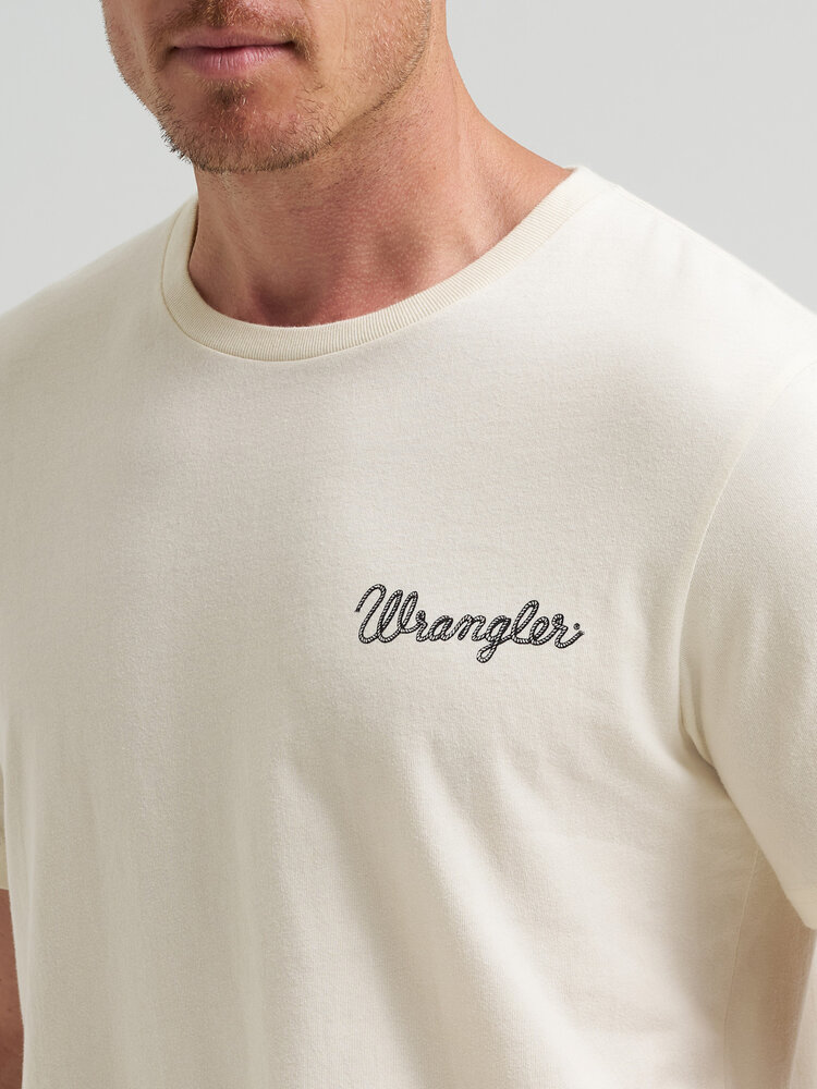 Wrangler Rotunda Antique Logo White