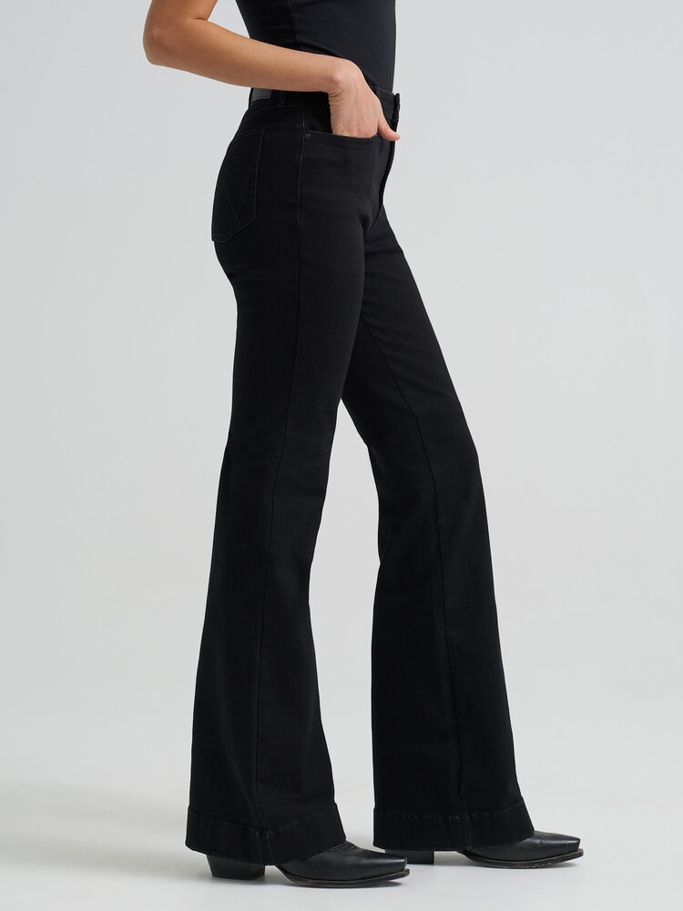 Wrangler Bespoke High Rise Trouser Savannah Black