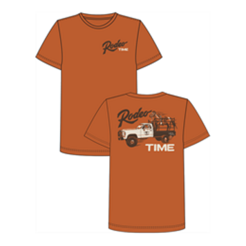 Rock & Roll Denim Youth Haulin To The Rodeo Tee Rust