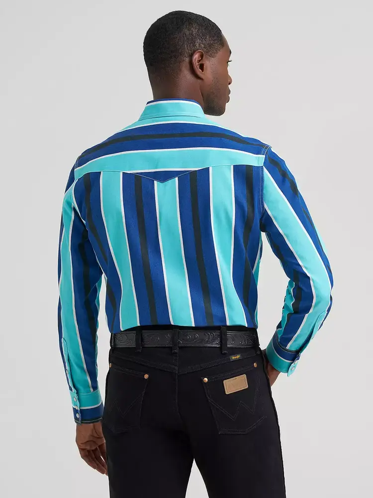 Wrangler Brushpopper Stripe Multi Blue
