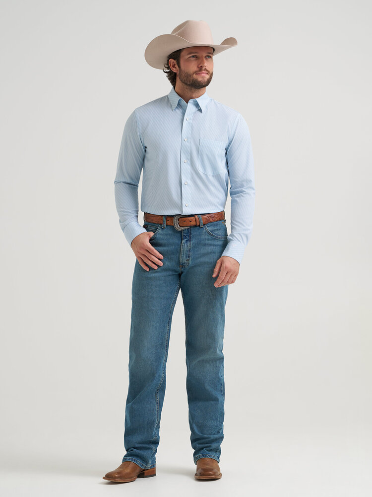 Wrangler CodyJohnson Performance Aqua Hexagon