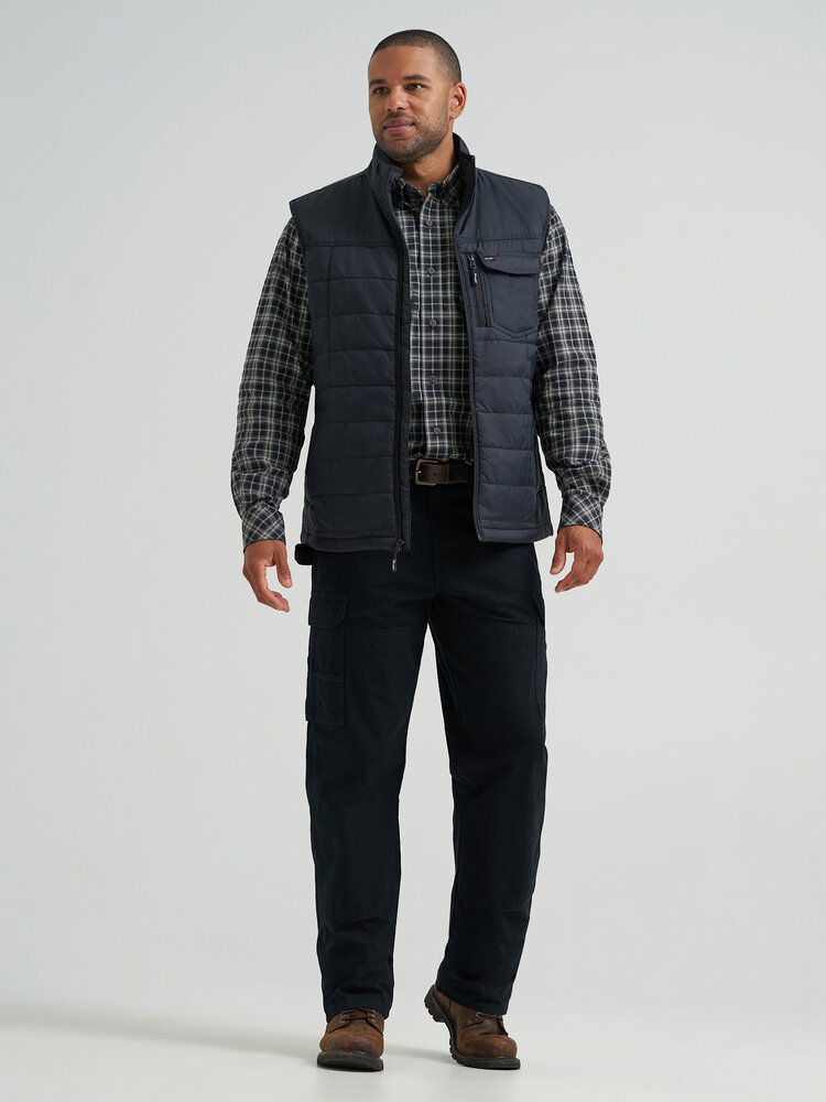 Wrangler RIGGS Workwear Insulated Vest Black