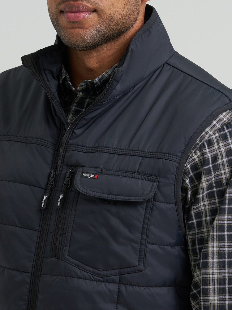 Wrangler RIGGS Workwear Insulated Vest Black