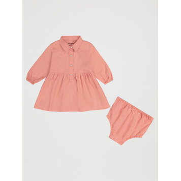 Wrangler Infant Toddler Snap Dress Coral