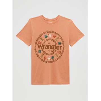 Wrangler Wild West Muted Clay Tee