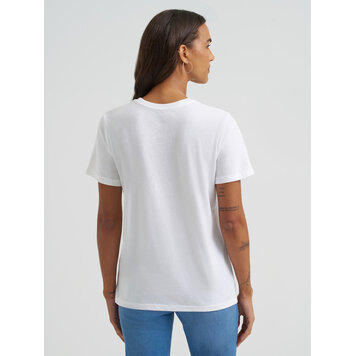 Wrangler Aztec Long Live Cowboys Tee White
