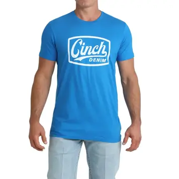 Cinch Cinch Logo Tee Royal Blue