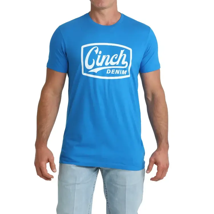 Cinch Cinch Logo Tee Royal Blue