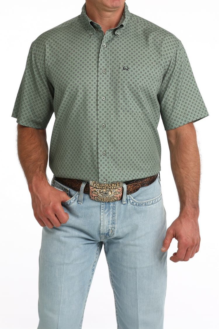 Cinch Arenaflex Olive Print