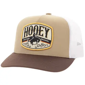 HOOey Salado Cap Tan W/ White Back