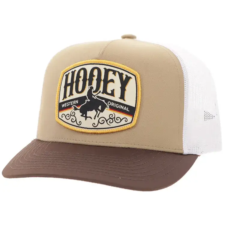 HOOey Salado Cap Tan W/ White Back