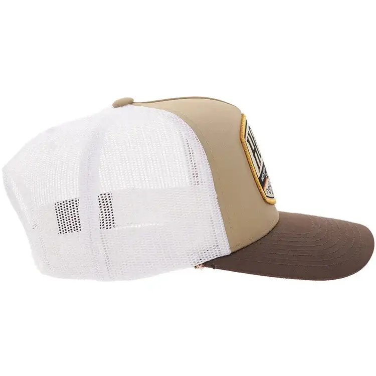 HOOey Salado Cap Tan W/ White Back