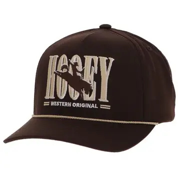 HOOey Wild Ride Cap Brown W/ Embroidered Logo