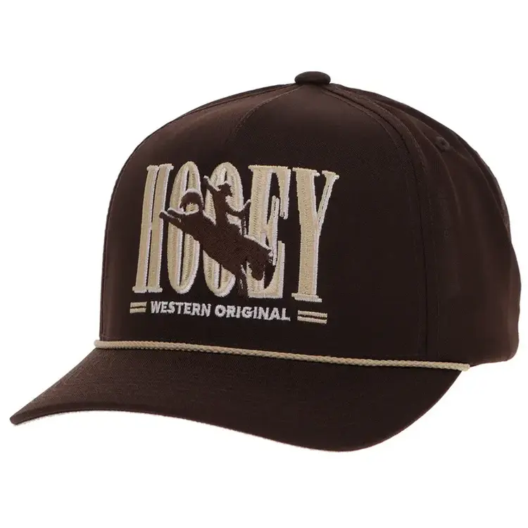 HOOey Wild Ride Cap Brown W/ Embroidered Logo