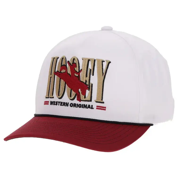 HOOey Wild Ride Cap Red Gold Black Embroidered Logo