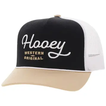 HOOey OG Cap Black White And Tan
