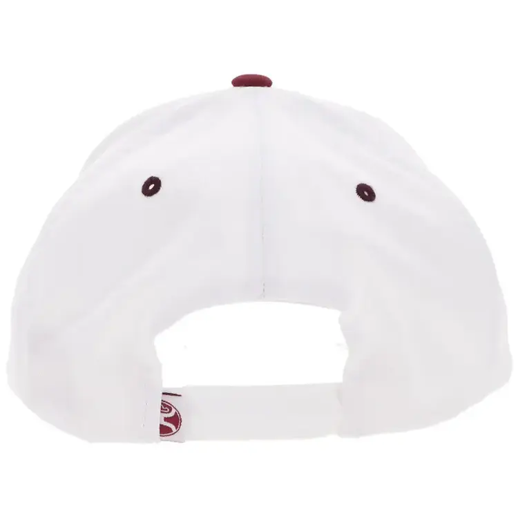 HOOey OG Cap White Maroon