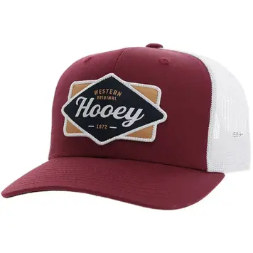 HOOey Diamond Cap Red White W/ Patch