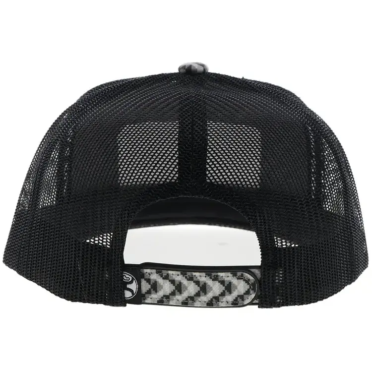 HOOey Lakota Cap Grey Black W/ Pattern