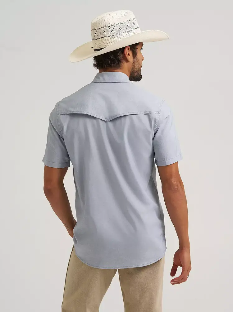 Wrangler ATG Drover Utility Shirt Bering Sea