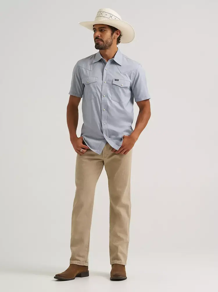 Wrangler ATG Drover Utility Shirt Bering Sea