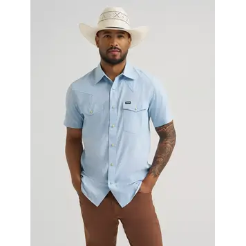 Wrangler ATG Drover Utility Shirt Cerulean