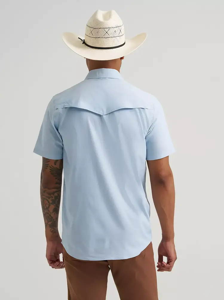 Wrangler ATG Drover Utility Shirt Cerulean