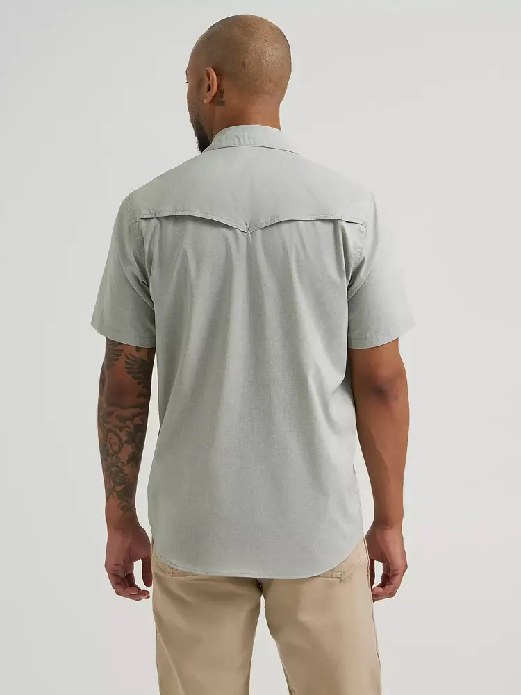 Wrangler ATG Drover Utility Shirt Iceberg Green