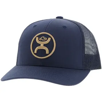 HOOey Youth O Classic Cap Navy W/ Gold